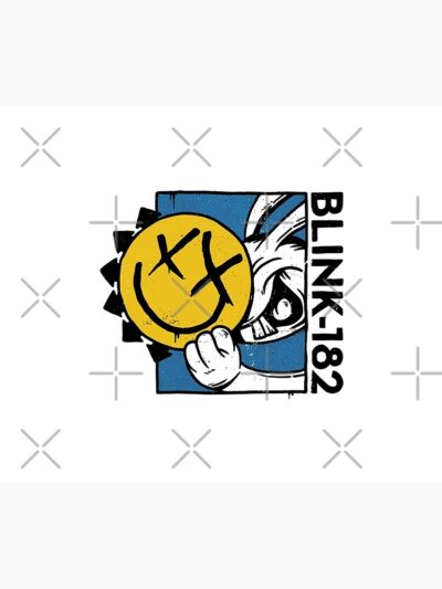 Bunny Smiley Mask Tapestry Official Blink 182 Band Merch