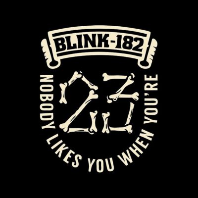 Blink The Eyes 182 Tote Bag Official Blink 182 Band Merch
