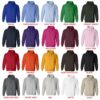 hoodie color chart - Blink 182 Band Store