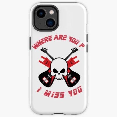 Skull Band Where Are You Rock B-182  Redbubble Iphone Case Official Blink 182 Band Merch
