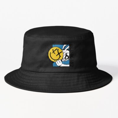 Bunny Smiley Mask Bucket Hat Official Blink 182 Band Merch