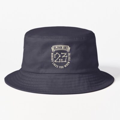 Blink The Eyes 182 Bucket Hat Official Blink 182 Band Merch