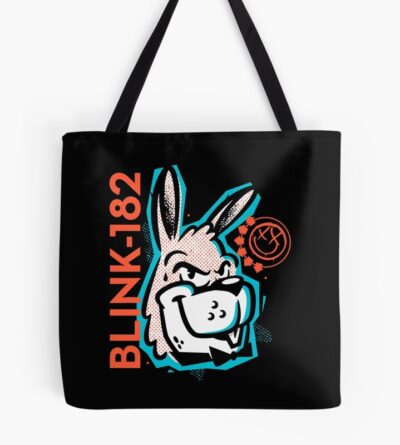 The Donkey Smile Tote Bag Official Blink 182 Band Merch