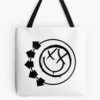 Blink The Eyes 182 Times Tote Bag Official Blink 182 Band Merch
