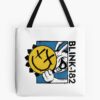 Bunny Smiley Mask Tote Bag Official Blink 182 Band Merch