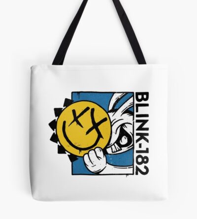 Bunny Smiley Mask Tote Bag Official Blink 182 Band Merch