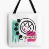 The Tour 'Blink-182,Blink182,Blink 182' Tote Bag Official Blink 182 Band Merch