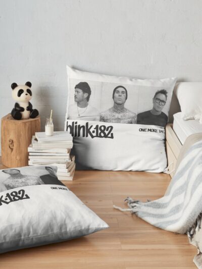 Throw Pillow Official Blink 182 Band Merch