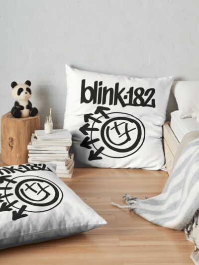 Throw Pillow Official Blink 182 Band Merch