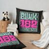  Throw Pillow Official Blink 182 Band Merch