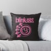  Throw Pillow Official Blink 182 Band Merch