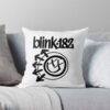  Throw Pillow Official Blink 182 Band Merch