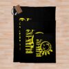 Smiley And Arrow Throw Blanket Official Blink 182 Band Merch