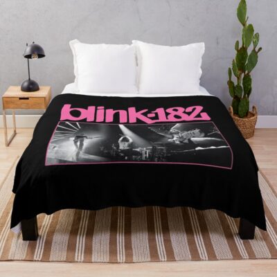 Throw Blanket Official Blink 182 Band Merch
