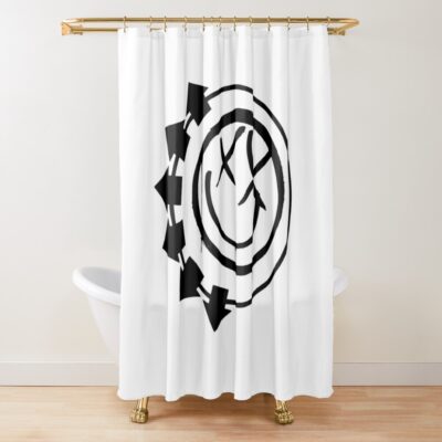 Shower Curtain Official Blink 182 Band Merch