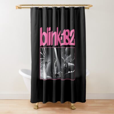 Shower Curtain Official Blink 182 Band Merch