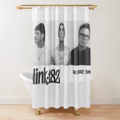 Shower Curtain Official Blink 182 Band Merch