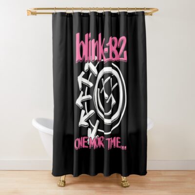 Shower Curtain Official Blink 182 Band Merch