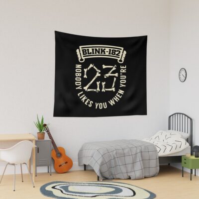 Blink The Eyes 182 Tapestry Official Blink 182 Band Merch