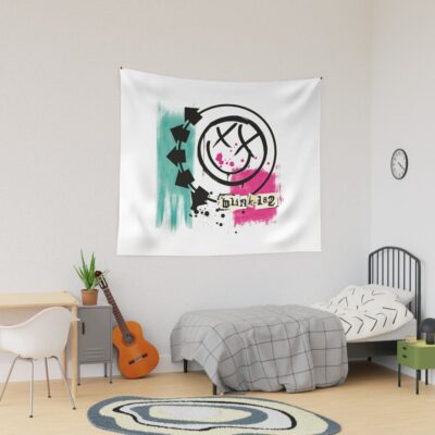 The Tour 'Blink-182,Blink182,Blink 182' Tapestry Official Blink 182 Band Merch