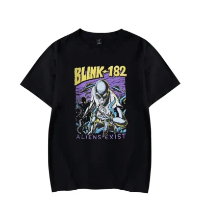Blink 182 Aliens Exist T Shirt - Blink 182 Band Store