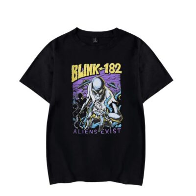 Blink 182 Aliens Exist T Shirt 600x600 1 - Blink 182 Band Store