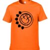 Blink 182 Six Arrow Smiley T Shirt Orange 600x750 1 - Blink 182 Band Store