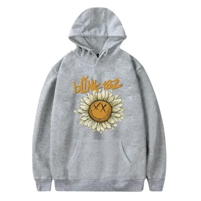 Blink 182 Sunflower Face Logo Hoodie - Blink 182 Band Store
