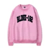Blink 182 Sweatshirt Pink - Blink 182 Band Store